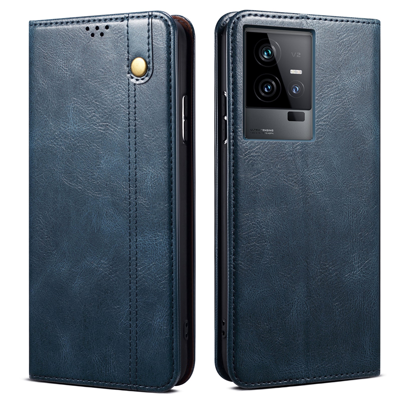 PU Leather Phone Case for vivo iQOO 11 5G Waxy Crazy Horse Texture Stand Phone Wallet Cover PU Leather Phone Case for vivo iQOO 11 5G Waxy Crazy Horse Texture Stand Phone Wallet Cover